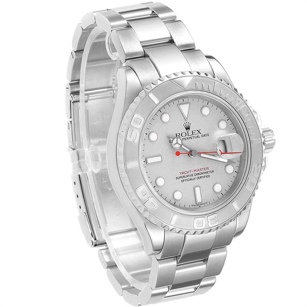 Rolex Yachtmaster 40 Steel Platinum Automatic Men\u0027s Watch 16622